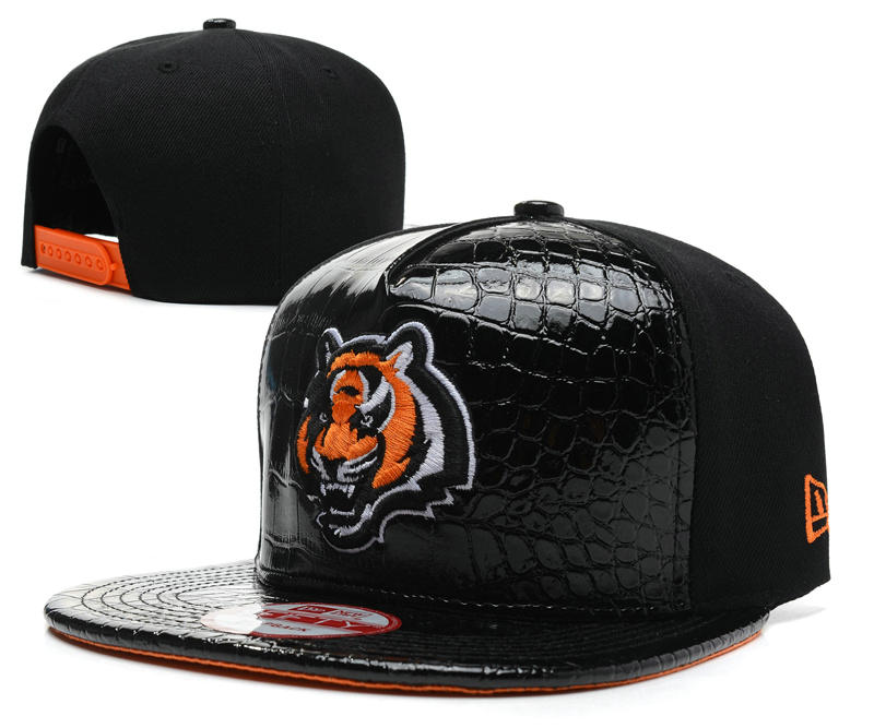 Cincinnati Bengals Black Snapback Hat SD